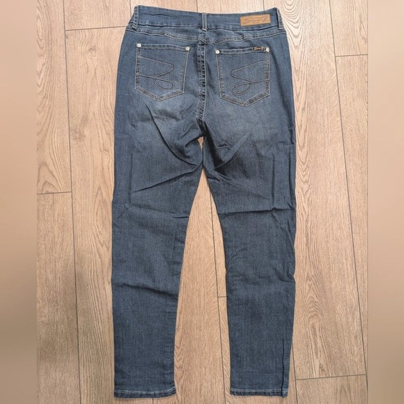 Seven 7 Plus 16 High Rise Skinny Jeans  Tummy‎ Slimming Faded Wash Stretchy - Picture 5 of 6